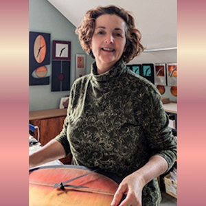 Artist LEONIE LACOUETTE Specializing in Clock